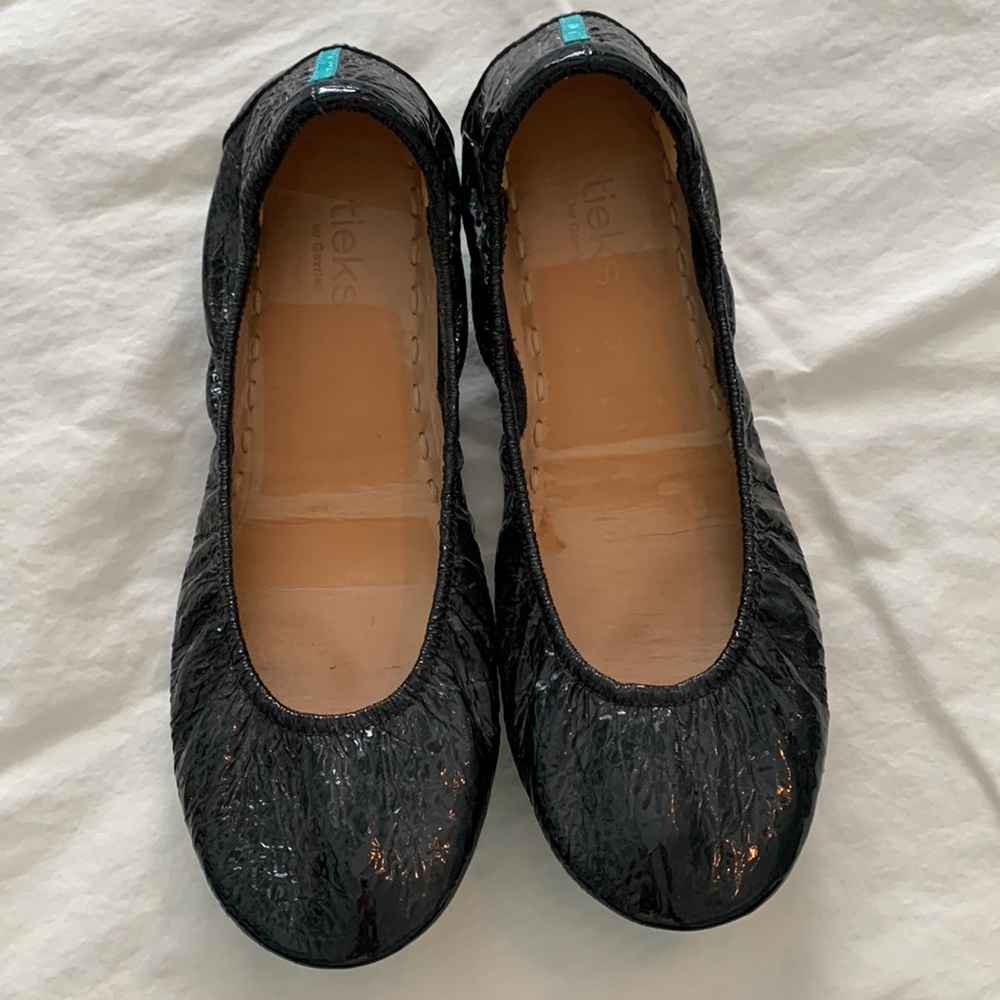 Tieks- black, size 10